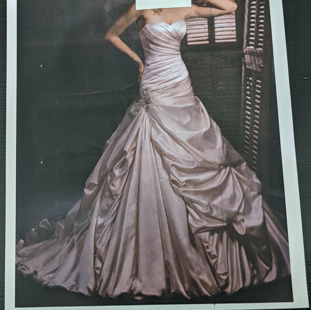 Maggie Sottero Designer CHAMPAGNE Wedding Gown